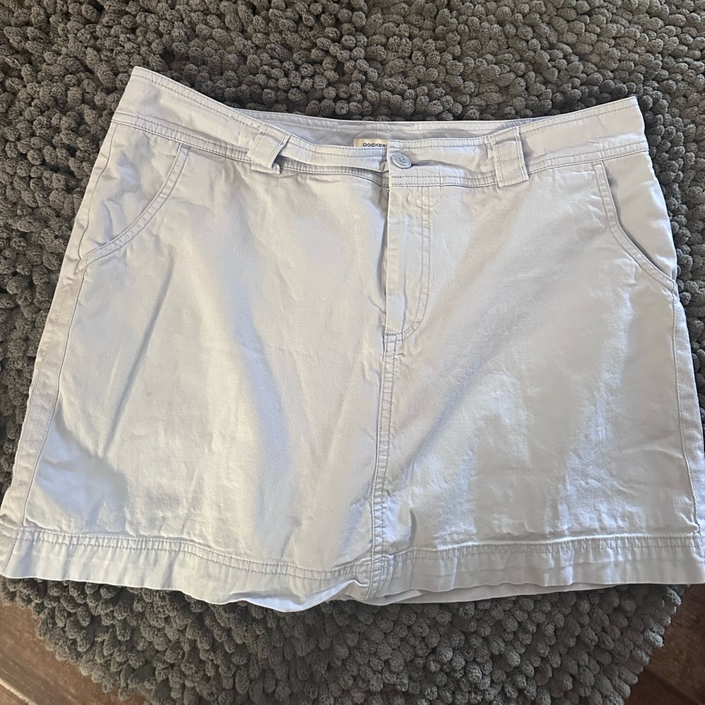 Dockers Pale Blue Casual Skort